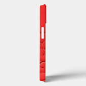 レッドオーガニックデザインiPhoneケースボールドテクスチャー Case-Mate iPhoneケース (裏面 / 右)