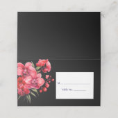 レッドオーキッド座席表ゲストテーブルレスポンスカード プレイスカード (外部開封)