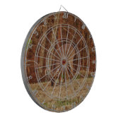 レッドオークカモフラージスタグバック食べ物を与えディアーズ ダーツボード (正面左)