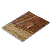 レッドオークカモフラージスタグバック食べ物を与えディアーズ ノートブック (左側)