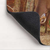 レッドオークカモフラージスタグバック食べ物を与えディアーズ マウスパッド (コーナー)