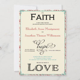 レッドオーク葉ズカントリーウェディング招待状 招待状