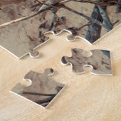 レッドオーストラリアの牛の犬 – Heeler – 雪の中 ジグソーパズル (側面)