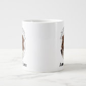 レッドオーストラリアの羊飼いママ ジャンボコーヒーマグカップ (正面)