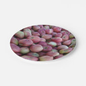 レッドオータムハーベストリンゴ紙プレート ペーパープレート (アングル)