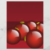 レッドオーナメントチラシ チラシ (裏面)