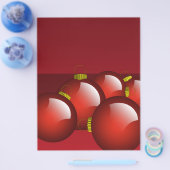 レッドオーナメントチラシ チラシ (シングル)