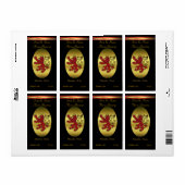 レッドオールドワールドライオンホームメイドビールラベル ラベル (フルシート)