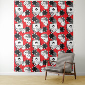 レッドカジノトランプのポーカーラージタペストリー背景 タペストリー (インサイチュ)