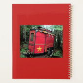 レッドカスタマイズジプシー小さなキャラバン プランナー手帳 (裏面)