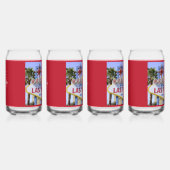 レッドカスタムファミリーラスベガスネバダウェルカムサイン ガラス缶 (右)