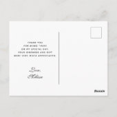 レッドカドゥセウスナース院生ありがとう ポストカード (裏面)