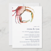 レッドカニ式リハーサルディナー招待状 招待状 (正面)