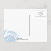 レッドカニ日付を保存 案内ポストカード (裏面)