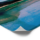 レッドカヌオンディロン湖 ポスター (角)