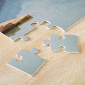 レッドカヌオントランクルマウンテンレイクワイルダネスアート ジグソーパズル (側面)