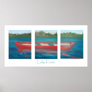 レッドカヌープリント ポスター