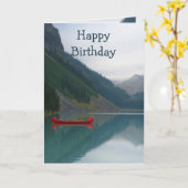 レッドカヌ平和湖誕生日ワイルド カード (黄色い花)