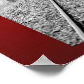 レッドカボースビクトリアン蒸気機関車 ポスター (角)