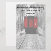 レッドカボースビクトリアン蒸気機関車 便箋 (正面/裏面)