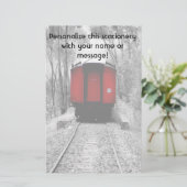 レッドカボースビクトリアン蒸気機関車 便箋 (スタンド正面)