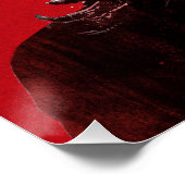 レッドカマラハリスアポップ・アートのート ポスター (コーナー)