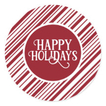 レッドカラフルストライプ休日