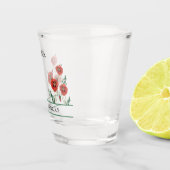 レッドカリフ結婚ォニアの新郎新婦の制定日 ショットグラス