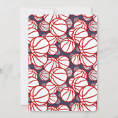 レッドカレッジバスケットボールウォッチパーティー 招待状 (裏面)