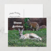 レッドカンガルー 6950 バースデー ポストカード (正面/裏面)