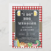 レッドカントリーがバーベキューを行う次回の結婚披露宴 招待状 (正面)