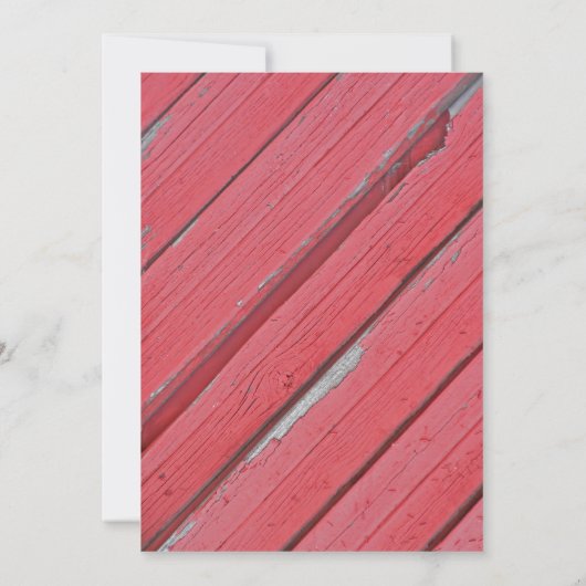 レッドカントリーバーンウッドジュニア/シニアプロム 招待状 (裏面)