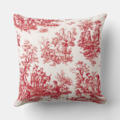 レッドカントリーフランスのトイル クッション (裏面)