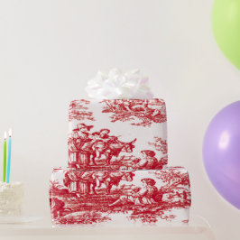 レッドカントリーフランスのトイル ラッピングペーパー