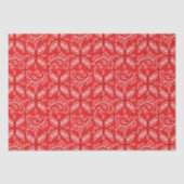 レッドカントリーペイズリーパターンティッシュペーパー 薄葉紙 (正面)