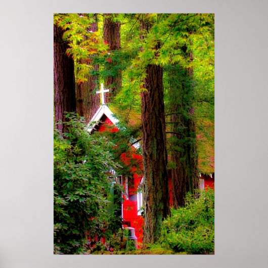 レッドカントリー教会ポスター ポスター (正面)