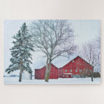 レッドカントリー素朴バーンウィンタースノーファームランドスケープ ジグソーパズル<br><div class="desc">スノー#farm #barn #rural #landscape #winter #travel #snow #jigsawpuzzle #adventure #jigsaw #puzzleゲレンデpmゲレンデの角屋を特徴とする豪華な冬の風景ジグソーパズル</div>