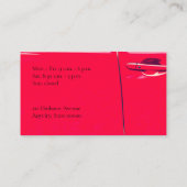 レッドカーのドア 名刺 (裏面)