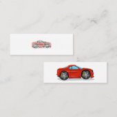 レッドカーチューニングレース スキニー名刺 (正面/裏面)