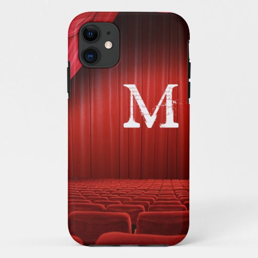 レッドカーテンシアターモノグラムIPHONE 5ケース Case-Mate iPhoneケース (裏面)