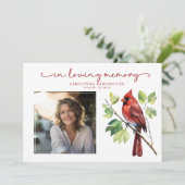 レッドカーディナル追悼葬儀プログラム 招待状 (スタンド正面)