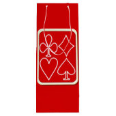 レッドカードスーツワイン抱き枕 ワインギフトバッグ (裏面)