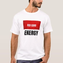 レッドカード エナジー サッカーTシャツ