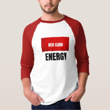 レッドカード エナジー フットボールTシャツ
