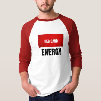 レッドカード エナジー フットボールTシャツ Tシャツ
