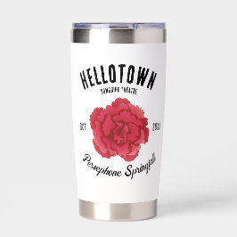 レッドカーネーションタンブラー 保温保冷タンブラー