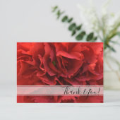 レッドカーネーションフローラありがとう サンキューカード (スタンド正面)