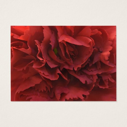 レッドカーネーションフローラサンキュー結婚式の引き出物ラベル (裏面)