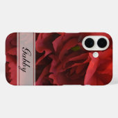 レッドカーネーションフローラ Case-Mate iPhoneケース (裏面 (横))