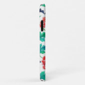 レッドカーネーションヴィンテージスタイル花芸術 Case-Mate iPhoneケース (裏面/右)